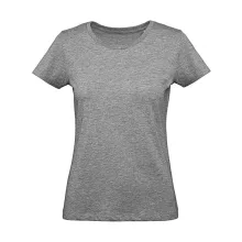 Női rövid ujjú organikus póló B and C Organic Inspire Plus T /women T-shirt XL, Heather szürke