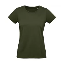 Női rövid ujjú organikus póló B and C Organic Inspire Plus T /women T-shirt L, Városi khaki