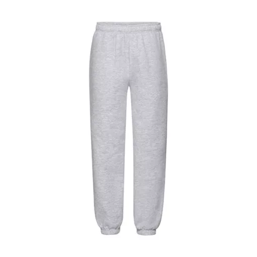 Gyerek Tréningnadrág  Hosszú Fruit of the Loom Premium Elasticated Cuff Jog Pants Kids   Heathe