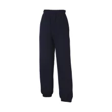 Gyerek Tréningnadrág  Hosszú Fruit of the Loom Premium Elasticated Cuff Jog Pants Kids   Mély s