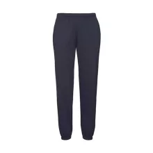 Uniszex Pulóver  Normál Fruit of the Loom Jog Pant with elasticated cuffs   Mély sötétkék (navy