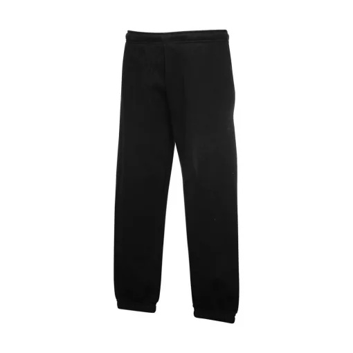 Gyerek Tréningnadrág  Hosszú Fruit of the Loom Classic Elasticated Cuff Jog Pants Kids   Fekete