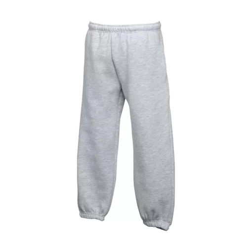 Gyerek Tréningnadrág  Hosszú Fruit of the Loom Classic Elasticated Cuff Jog Pants Kids   Fekete