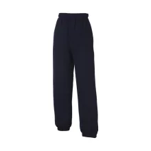 Gyerek Tréningnadrág  Hosszú Fruit of the Loom Classic Elasticated Cuff Jog Pants Kids   Fekete