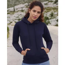Női kapucnis pulóver Fruit of the Loom Lady Fit Hooded Sweat   Fehér   urespolo.hu