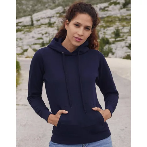 Női kapucnis hosszú ujjú pulóver Fruit of the Loom Ladies\' Classic Hooded Sweat M, Vintage Heat