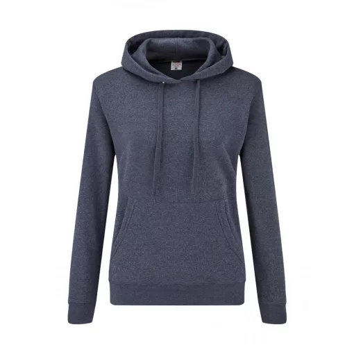 Női kapucnis hosszú ujjú pulóver Fruit of the Loom Ladies' Classic Hooded Sweat XL, Vintage Hea