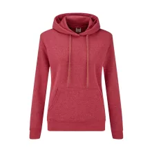 Női kapucnis hosszú ujjú pulóver Fruit of the Loom Ladies' Classic Hooded Sweat 2XL, Vintage He