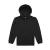 B and C ID.334 Zip Hood /kids WK003 Black 7/8 (122/128)