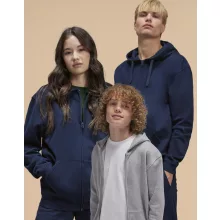 B and C ID.334 Zip Hood /kids WK003 Black 12/13 (152/164)