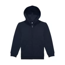 B and C ID.334 Zip Hood /kids WK003 Navy 7/8 (122/128)