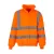Uniszex hosszú ujjú polár munkaruha Yoko Fluo 1/4 Zip Sweat Shirt S, Fluo Narancs
