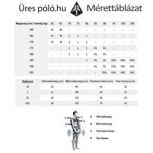 edző, gyúrós trikó, nagy méret, sárga 1 www.urespolo.hu