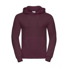 Férfi kapucnis hosszú ujjú pulóver Russell Europe Hooded Sweatshirt XL, Burgundi vörös