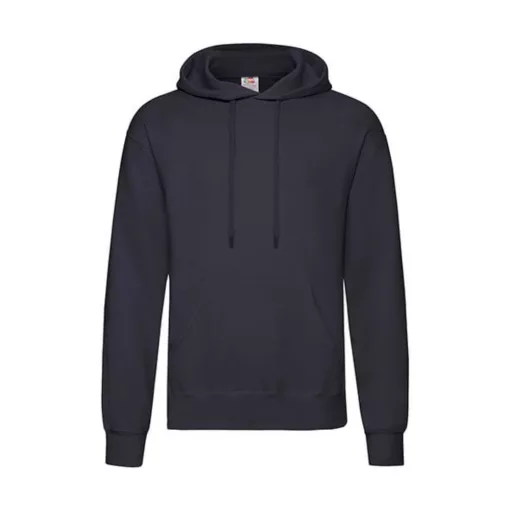 Férfi Pulóver Kapucnis Hosszú ujjú Fruit of the Loom Classisc Hooded Sweat   Mély sötétkék (nav