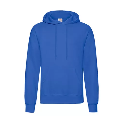 Férfi Pulóver Kapucnis Hosszú ujjú Fruit of the Loom Classisc Hooded Sweat   Királykék   urespo