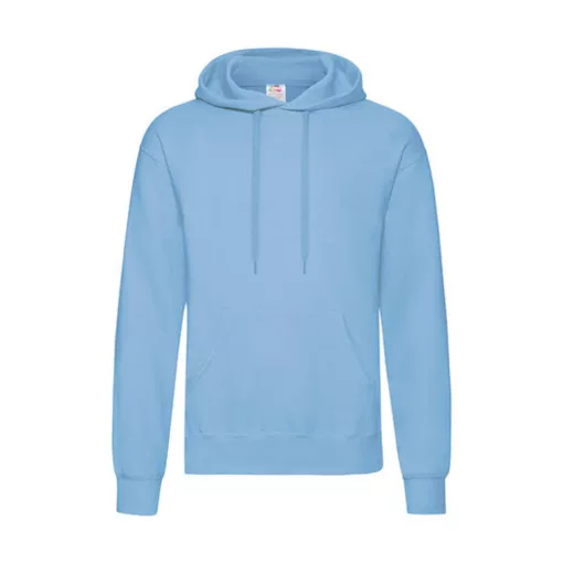 Férfi Pulóver Kapucnis Hosszú ujjú Fruit of the Loom Classisc Hooded Sweat   Ég kék   urespolo.