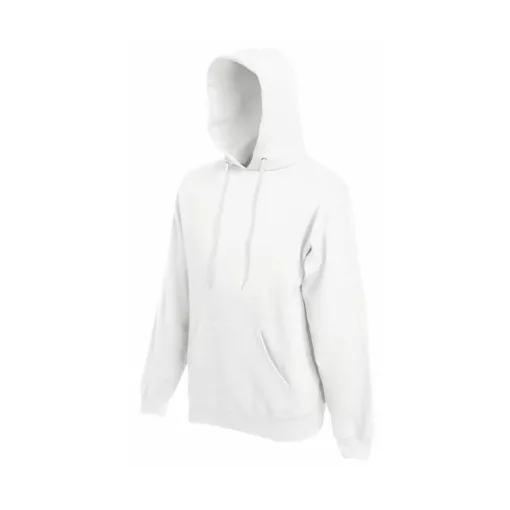 Férfi Pulóver Kapucnis Hosszú ujjú Fruit of the Loom Classisc Hooded Sweat   Narancssárga   ure