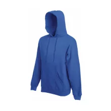 Férfi Pulóver Kapucnis Hosszú ujjú Fruit of the Loom Classisc Hooded Sweat   Narancssárga   ure