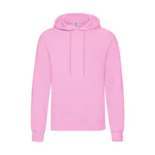Férfi Pulóver Kapucnis Hosszú ujjú Fruit of the Loom Classisc Hooded Sweat   Világos rózsaszín