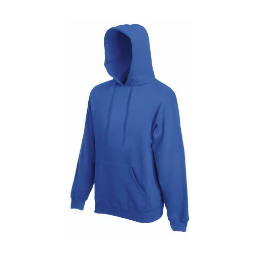Férfi Pulóver Kapucnis Hosszú ujjú Fruit of the Loom Classisc Hooded Sweat   Kelly zöld   uresp