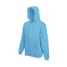 Férfi Pulóver Kapucnis Hosszú ujjú Fruit of the Loom Classisc Hooded Sweat   Kelly zöld   uresp