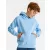 Gyerek kapucnis hosszú ujjú pulóver Russell Europe Kids\' Hooded Sweat M (116/5-6), Piros
