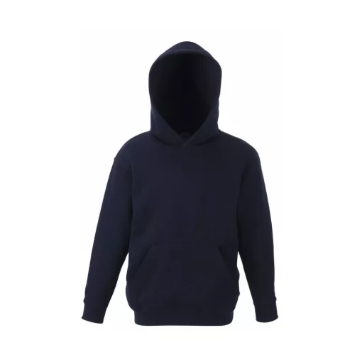 Gyerek Pulóver Kapucnis Hosszú ujjú Fruit of the Loom Premium Hooded Sweat Kids   Fehér   uresp