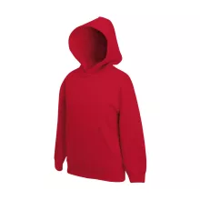 Gyerek Pulóver Kapucnis Hosszú ujjú Fruit of the Loom Premium Hooded Sweat Kids   Fehér   uresp