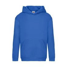 Gyerek Pulóver Kapucnis Hosszú ujjú Fruit of the Loom Premium Hooded Sweat Kids   Királykék   u