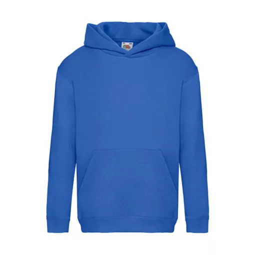 Gyerek Pulóver Kapucnis Hosszú ujjú Fruit of the Loom Premium Hooded Sweat Kids   Királykék   u