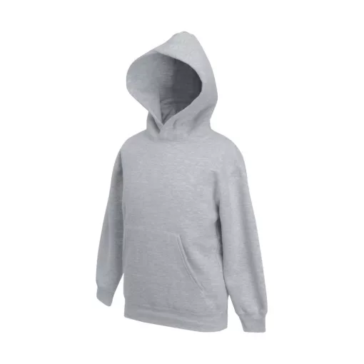 Gyerek Pulóver Kapucnis Hosszú ujjú Fruit of the Loom Premium Hooded Sweat Kids   Ég kék   ures