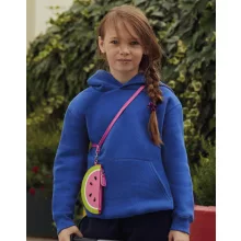 Gyerek kapucnis hosszú ujjú pulóver Fruit of the Loom Kids\' Premium Hooded Sweat 116 (5-6), Bur