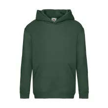Gyerek kapucnis hosszú ujjú pulóver Fruit of the Loom Kids' Premium Hooded Sweat 152 (12-13), S