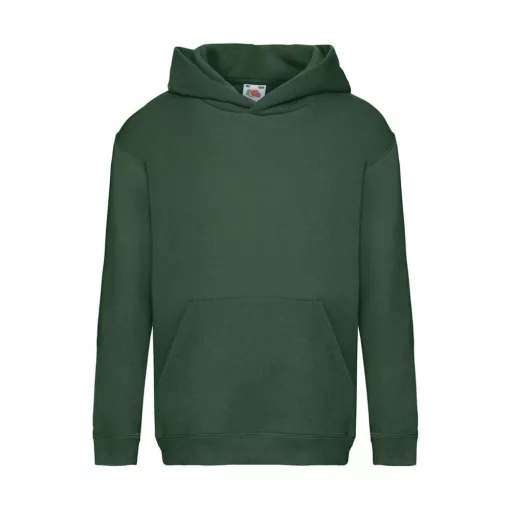 Gyerek kapucnis hosszú ujjú pulóver Fruit of the Loom Kids' Premium Hooded Sweat 152 (12-13), S