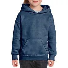Gyerek Pulóver Kapucnis Hosszú ujjú Gildan Heavy Blend Youth Hooded Sweat   Heather Sötétkék