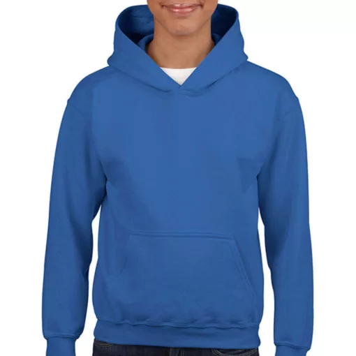 Gyerek Pulóver Kapucnis Hosszú ujjú Gildan Heavy Blend Youth Hooded Sweat   Királykék   urespol