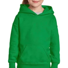 Gyerek Pulóver Kapucnis Hosszú ujjú Gildan Heavy Blend Youth Hooded Sweat   Ír zöld   urespolo.