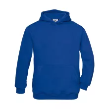 Gyerek kapucnis hosszú ujjú pulóver B and C Hooded/kids Sweat 9/11 (134/146), Királykék
