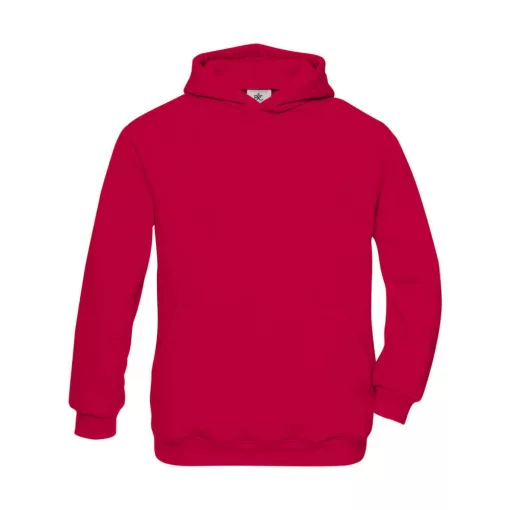 Gyerek kapucnis hosszú ujjú pulóver B and C Hooded/kids Sweat 3/4 (98/104), Sorbet