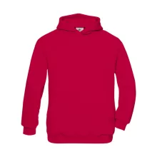 Gyerek kapucnis hosszú ujjú pulóver B and C Hooded/kids Sweat 5/6 (110/116), Sorbet