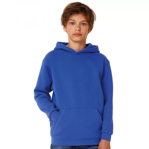 Gyerek kapucnis hosszú ujjú pulóver B and C Hooded/kids Sweat 12/14 (152/164), Sorbet