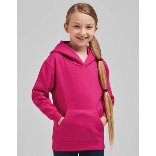 Gyerek kapucnis hosszú ujjú pulóver SG Kids' Hooded Sweatshirt 104 (3-4/S), Fekete