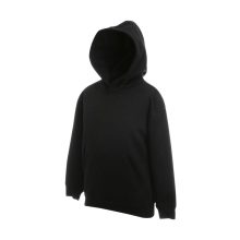 Gyerek Pulóver Kapucnis Hosszú ujjú Fruit of the Loom Classic Hooded Sweat Kids   Fehér   uresp
