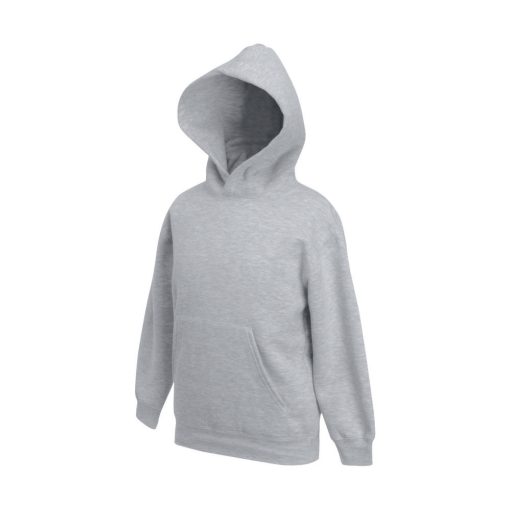 Gyerek Pulóver Kapucnis Hosszú ujjú Fruit of the Loom Classic Hooded Sweat Kids   Fehér   uresp