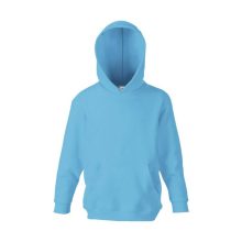 Gyerek Pulóver Kapucnis Hosszú ujjú Fruit of the Loom Classic Hooded Sweat Kids   Fehér   uresp