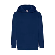Gyerek Pulóver Kapucnis Hosszú ujjú Fruit of the Loom Classic Hooded Sweat Kids   Sötétkék (nav