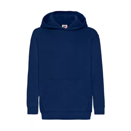 Gyerek Pulóver Kapucnis Hosszú ujjú Fruit of the Loom Classic Hooded Sweat Kids   Sötétkék (nav