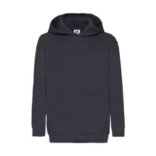 Gyerek Pulóver Kapucnis Hosszú ujjú Fruit of the Loom Classic Hooded Sweat Kids   Mély sötétkék