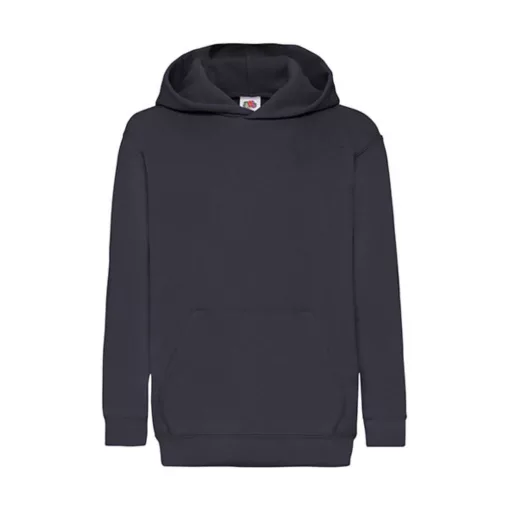 Gyerek Pulóver Kapucnis Hosszú ujjú Fruit of the Loom Classic Hooded Sweat Kids   Mély sötétkék